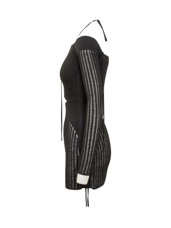  안드레아 아다모 숏 원피스 ADPS23DR20947473 0040473 BLACK - ANDREA ADAMO