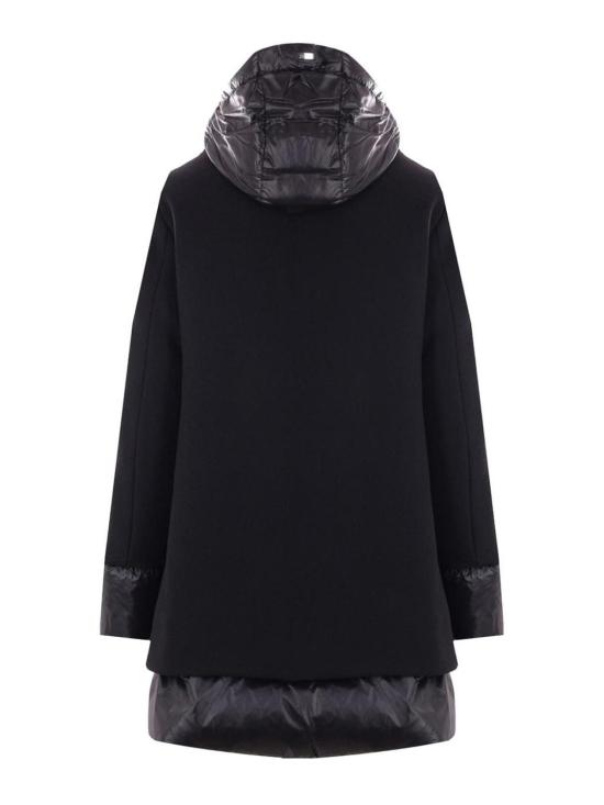  에르노 에코울 & 나일론 울트라라이트 A-셰이프 PI001966D333449300 Black - HERNO