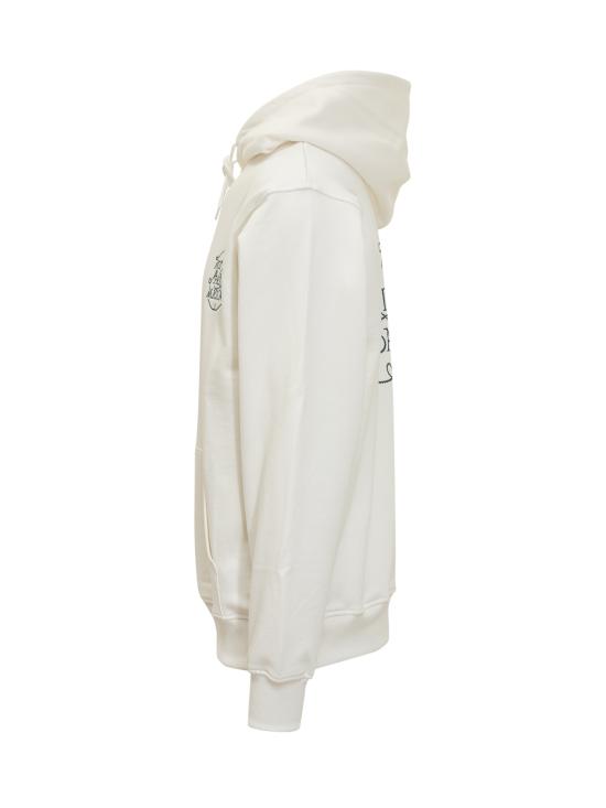 25FW 드롤드무슈 긴팔 티셔츠 HHO183CO127 OW OFF WHITE - DROLE DE MONSIEUR