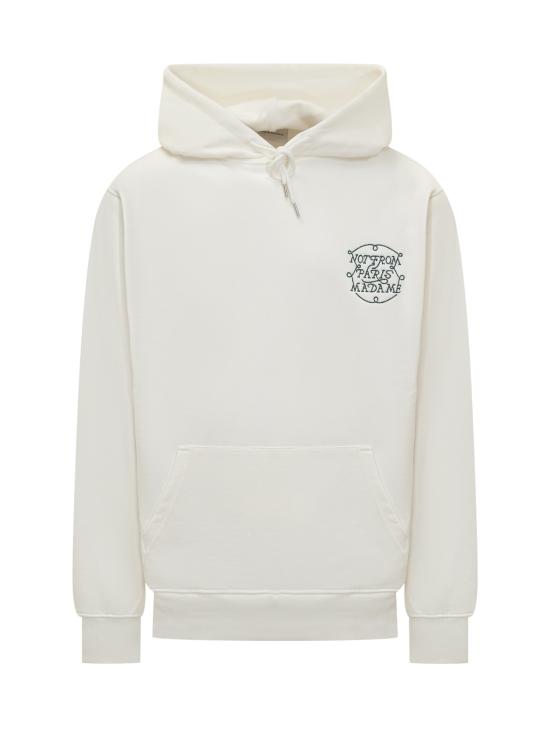 25FW 드롤드무슈 긴팔 티셔츠 HHO183CO127 OW OFF WHITE