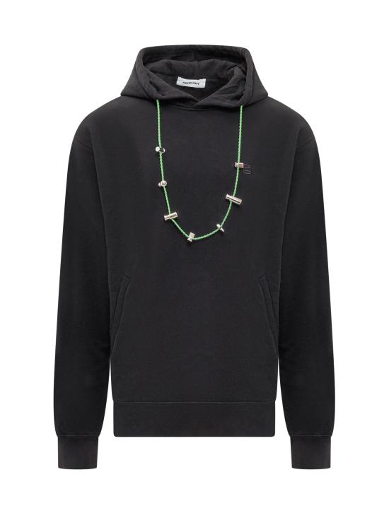  엠부시 긴팔 티셔츠 BMBB023F22FLE001 1084 BLACK MULTICOLOR