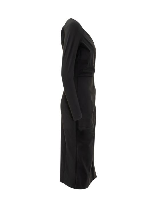 25FW 키아라보니 미디 원피스 ABCNASTINABRBS 37 BLACK - CHIARA BONI