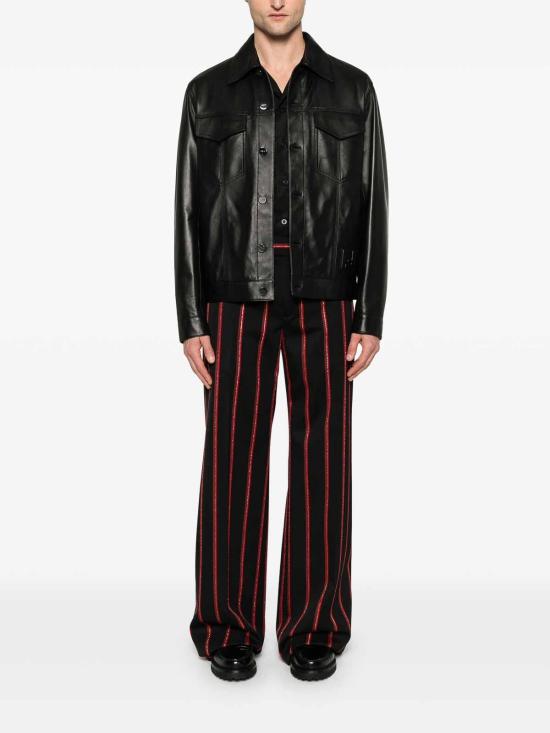  펜디 가죽 자켓 FPJ862ATJZF0GME Black - FENDI