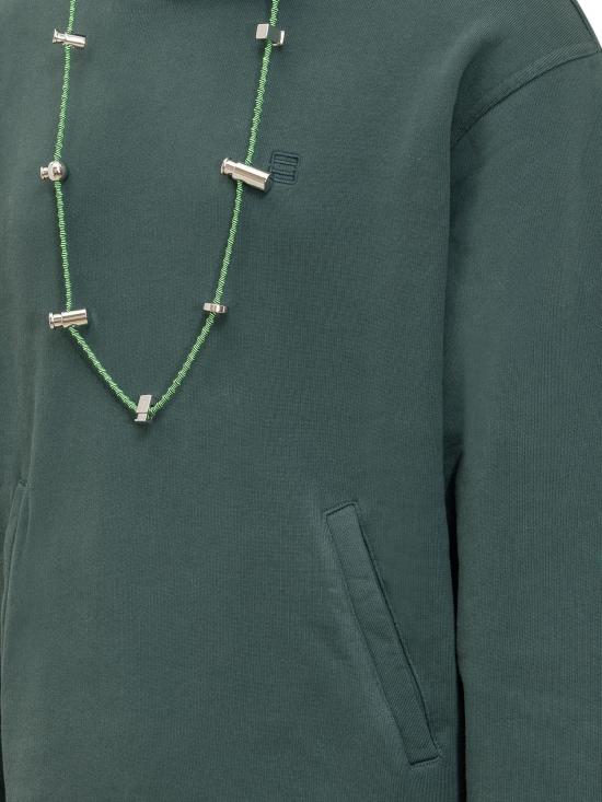  엠부시 긴팔 티셔츠 BMBB023F22FLE001 4884 GREEN GLABES - AMBUSH