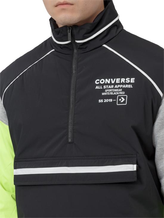  컨버스 긴팔 티셔츠 10017842 001 NERO - CONVERSE