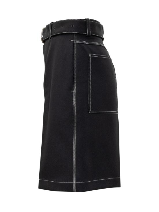 25SS 질샌더 숏팬츠 J22KA0274J70001 402 MIDNIGHT - JIL SANDER