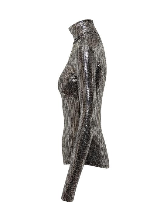 24FW 이자벨마랑 터틀넥 24AHT0499FBB3K03I BKSI BLACK SILVER - ISABEL MARANT