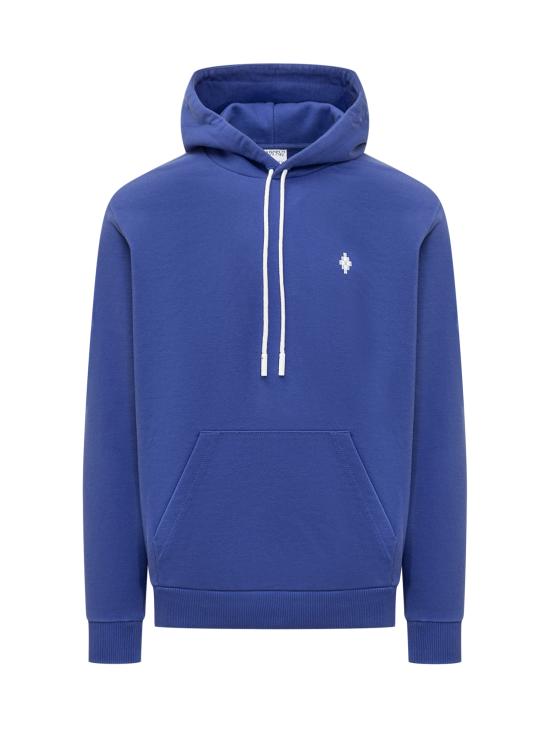  마르셀로 불론 긴팔 티셔츠 CMBB007F24FLE004 4501 BLUE WHITE