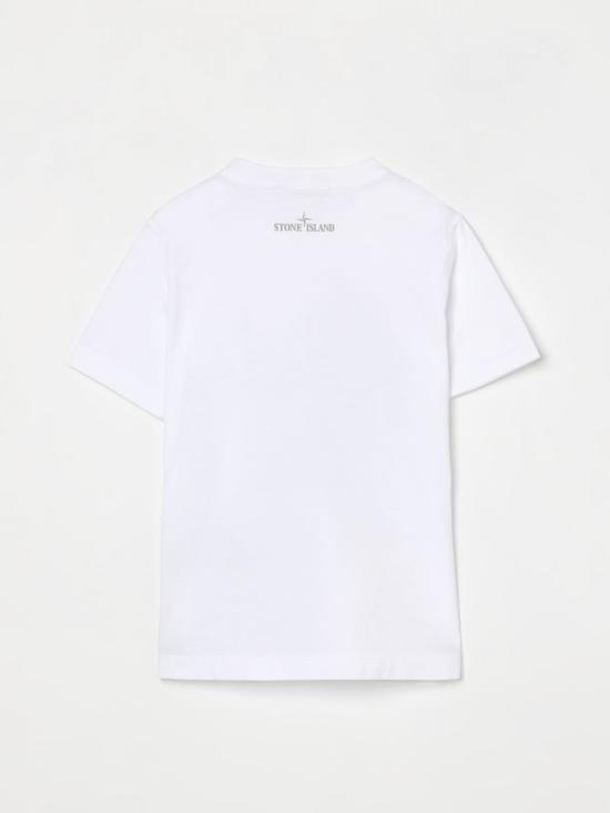 25SS [키즈] 스톤 아일랜드 티셔츠 K1S162100010S0128 V0001 WHITE - STONE ISLAND