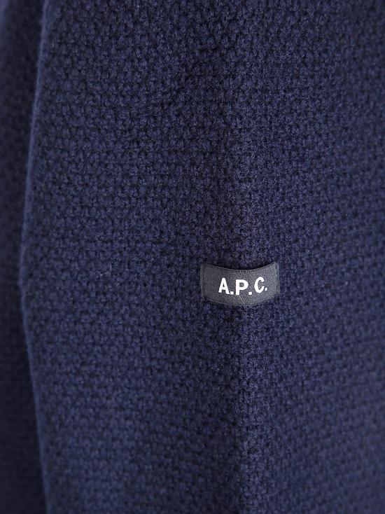 25FW 아페쎄 스웨터 WVBCZH23434IAK DARK NAVY DOM - A.P.C.