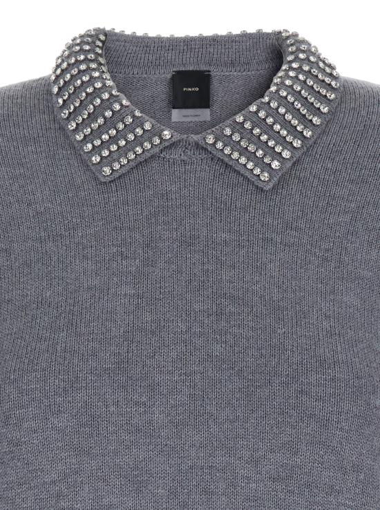 25FW 핑코 탑 105530A2S4II2 Grey - PINKO