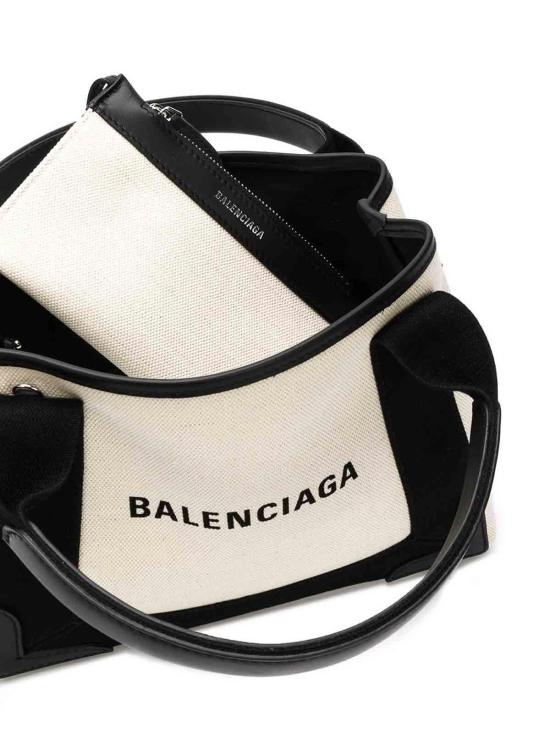  발렌시아가 NAVY 카바스 XS 백 3903462HH3N9260 White - BALENCIAGA