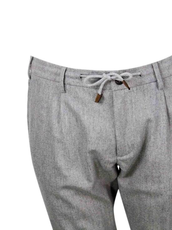  일레븐티 스트레이트 팬츠 X75PANB21TES13 Grey - ELEVENTY