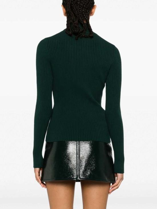  쿠레쥬 터틀넥 PERMPU022FI00018081 Green - COURREGES