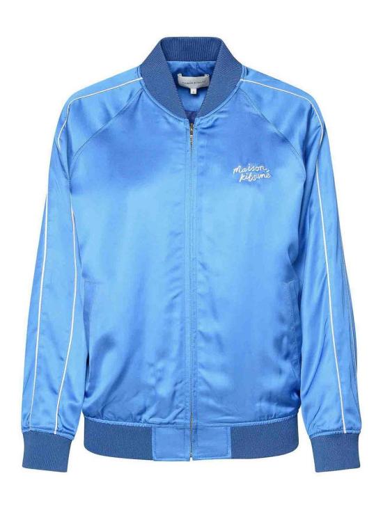 24FW 메종키츠네 봄버 자켓 MW02103WF0023P428 Light Blue