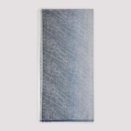 25FW 벨루티 머플러/스카프 T28SJ186 001 N58 DENIM SPIRIT BLUE - BERLUTI
