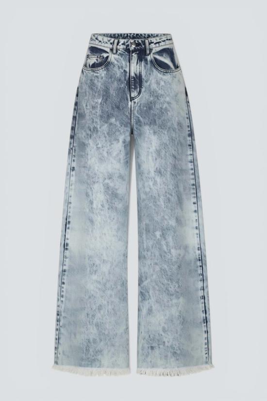  마르케스 알메이다 데님 팬츠 블루 애시드 워싱 데님 보이프렌드 진