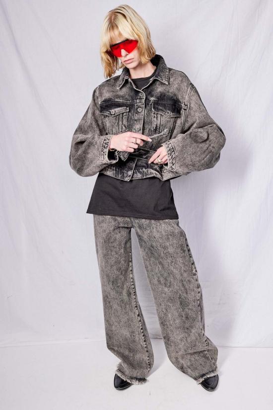  마르케스 알메이다 데님 자켓 블랙 데님 트러커 재킷 - MARQUES ALMEIDA