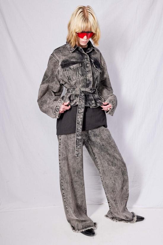  마르케스 알메이다 데님 자켓 블랙 데님 트러커 재킷 - MARQUES ALMEIDA