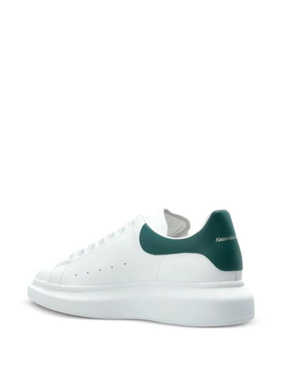  알렉산더 맥퀸 오버사이즈 드 스니커즈 553680 WIAEE 9197 WHITE PHTHALO GREEN DOM - ALEXANDER MCQUEEN