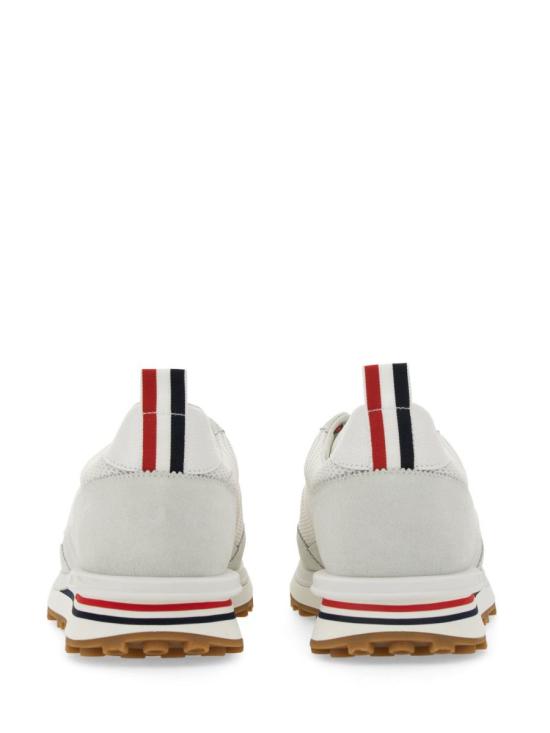 24FW 톰브라운 파인 키드 스웨이드 테크 러너 MFD180A 03050100 WHITE - THOM BROWNE