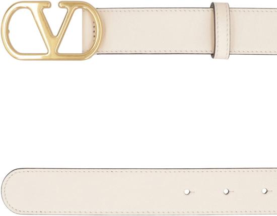  발렌티노 가라바니 레귤러 벨트 WT0SM3IYR REN WHITE - VALENTINO GARAVANI