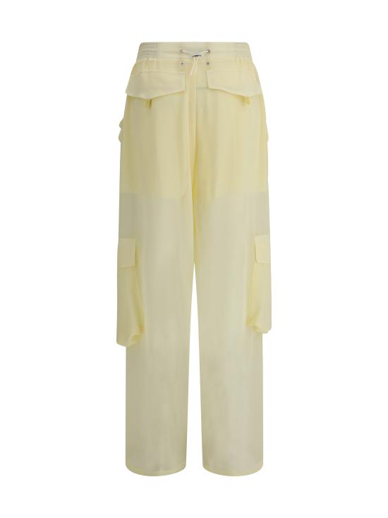 25SS 핑코 스트레이트 팬츠 104751A21F D22 YELLOW - PINKO