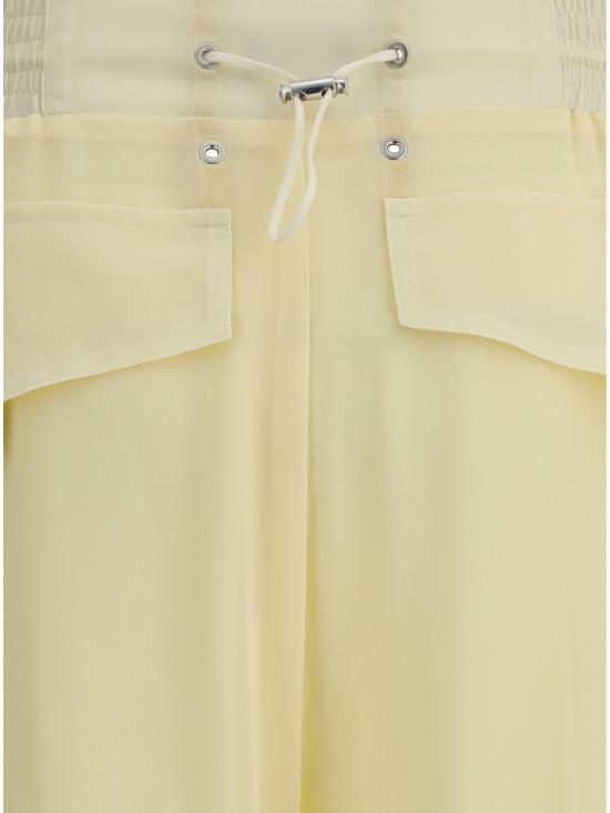 25SS 핑코 스트레이트 팬츠 104751A21F D22 YELLOW - PINKO