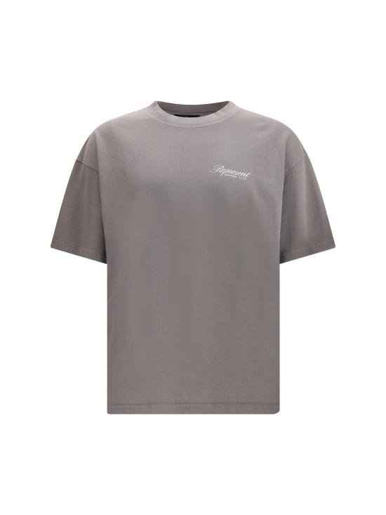 25FW 리프레젠트 후드 티셔츠 OCM41201 SLATE GREY