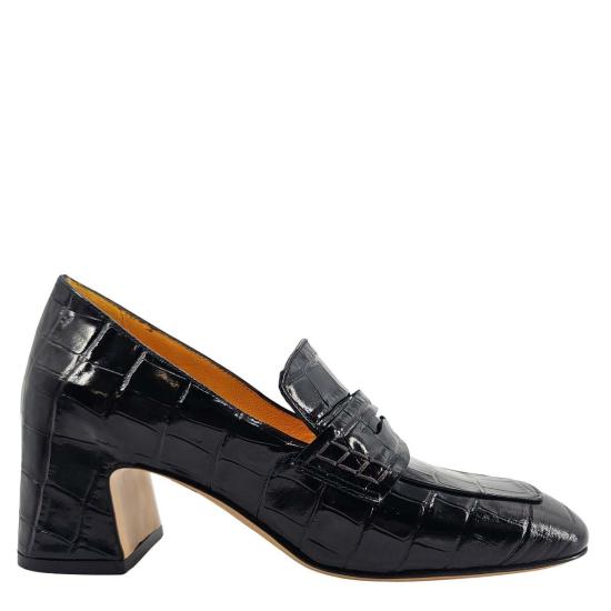  Madison Maison™ 힐/펌프스 매디슨 메종™ 블랙 레더 힐 모크 크록  블랙