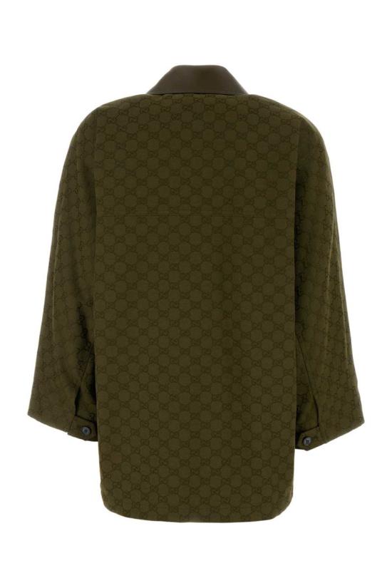 25FW 구찌 GG 캔버스 자켓  826626Z8B1O 3602 GREEN - GUCCI