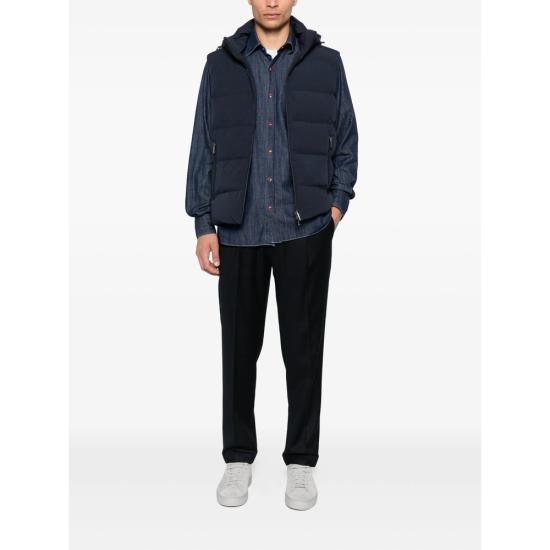 25FW 폴앤샤크 베스트 15312006 013 BLUE - PAUL & SHARK