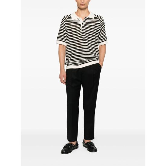 25FW 브릴리아1949 스트레이트 팬츠 400129 WIMBLEDON 00010 BLACK - BRIGLIA 1949