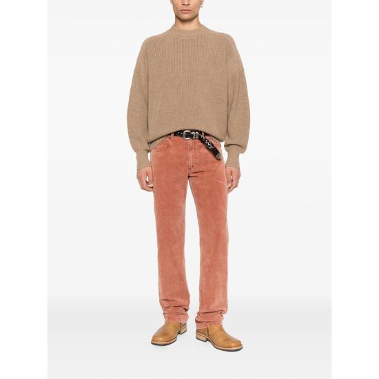 25FW 이자벨마랑 스트레이트 팬츠 C1G02H PA0469HD 11RU BROWN - ISABEL MARANT