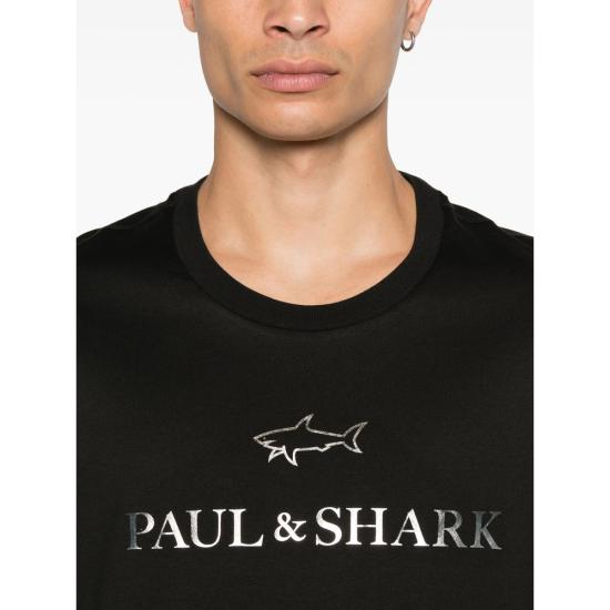 25FW 폴앤샤크 탑 99311007 11D BLACK - PAUL & SHARK
