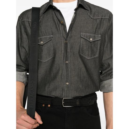 25FW 발바 셔츠 50253 0001 BLACK - BARBA