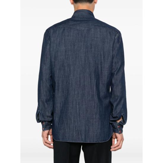 25FW 발바 데님 셔츠 50251 00023 0001 BLUE - BARBA