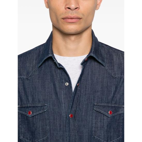 25FW 발바 데님 셔츠 50251 00023 0001 BLUE - BARBA