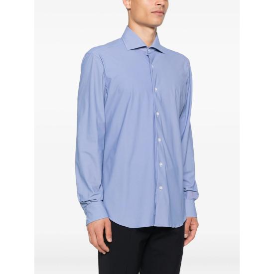 25FW 발바 긴팔 셔츠 50117 0003 BLUE WHITE - BARBA