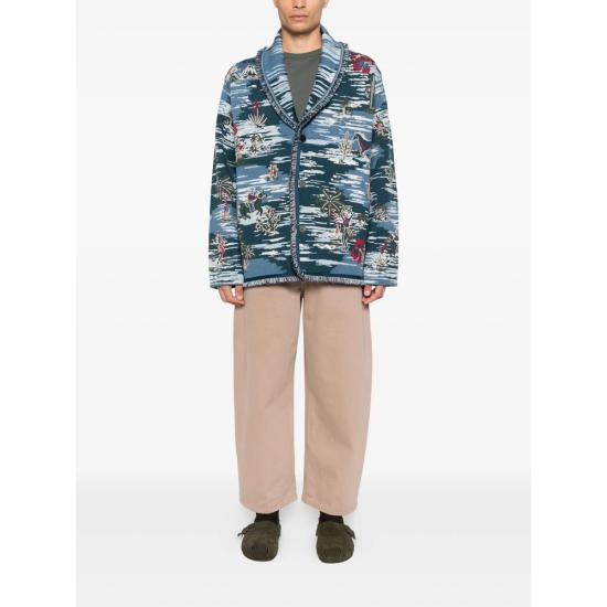 25FW 알라누이 가디건 LMHB038E25KN I006 4844 BLUE - ALANUI