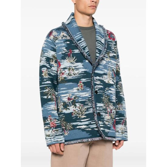 25FW 알라누이 가디건 LMHB038E25KN I006 4844 BLUE - ALANUI