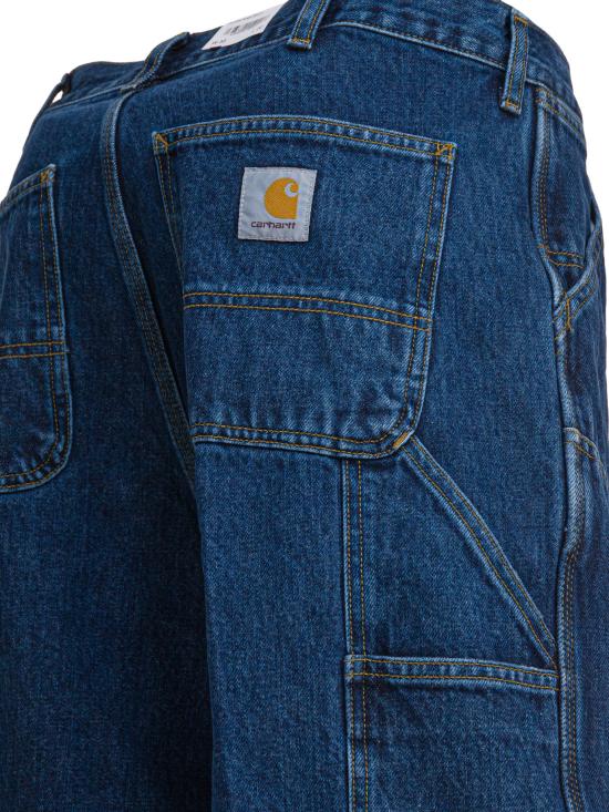 25FW 칼하트 WIP 더블 니 쇼츠 I03486701 06 Blue - CARHARTT WIP