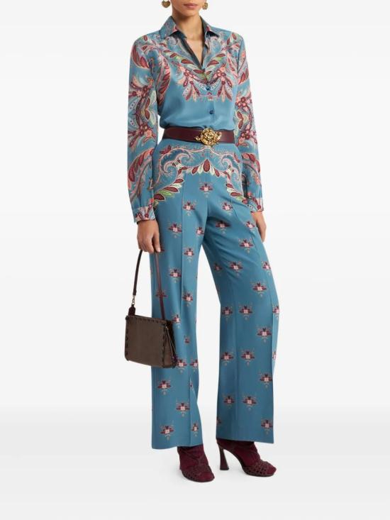 25FW 에트로 셔츠 WRIA0019 AKA37X0884 Blue - ETRO