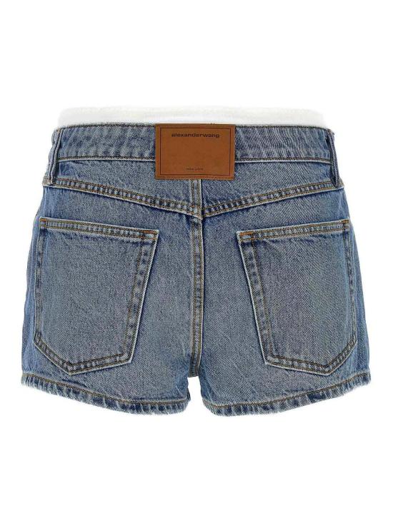  알렉산더 왕 데님 숏팬츠 4DC1254521486 Blue - ALEXANDER WANG