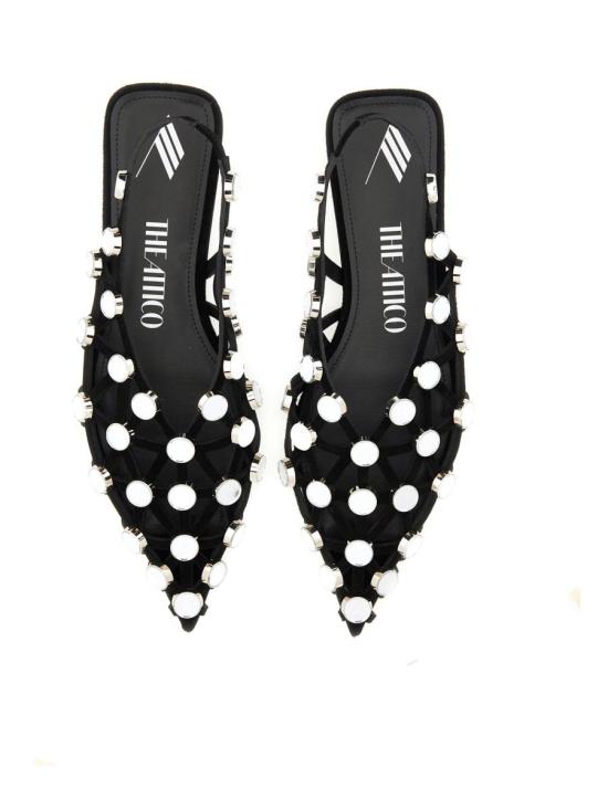 24FW 디 아티코 플랫 슈즈 246WS801 L007SR100 Black - THE ATTICO