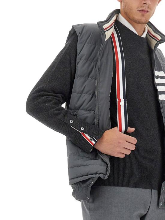 24FW 톰브라운 베스트 MVD024X 07259035 GREY - THOM BROWNE