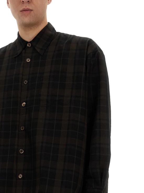 25SS 아워레가시 긴팔 셔츠 M2252OB BLACKSHEERSHADOWCHECK BROWN - OUR LEGACY