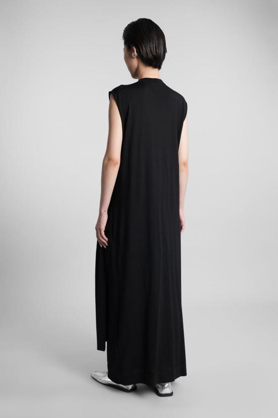 25FW 질샌더 롱 원피스 422401 J02CT0526J14723 Black - JIL SANDER