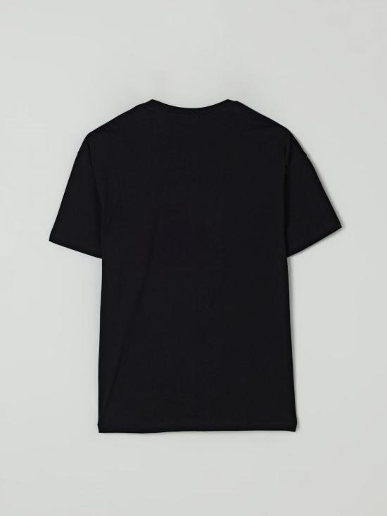 25FW [키즈] 디젤 티셔츠 J02477KYAUN K900 Black - DIESEL