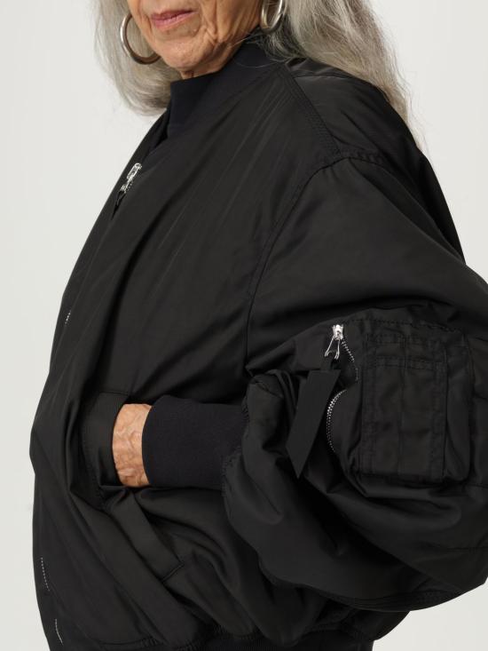 25FW 디 아티코 자켓 251WCB00070PLL001AA 100 Black - THE ATTICO